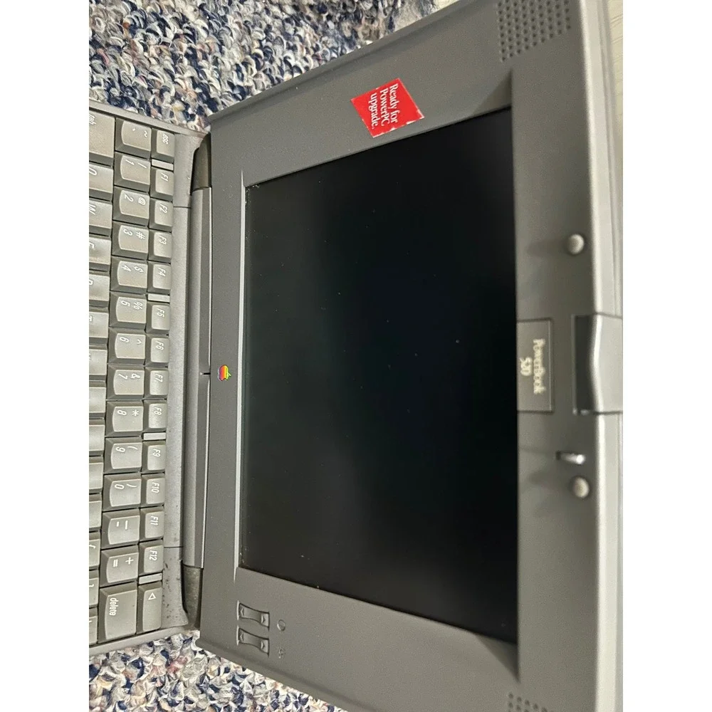 Vintage Apple Macintosh PowerBook 500 Series Laptop Computer Untested For Parts